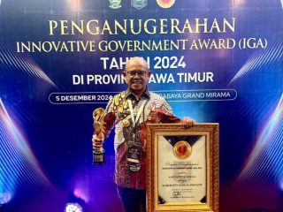 Pemkab Aceh Jaya Raih Penghargaan Sebagai Kabupaten Sangat Inovatif di IGA 2024