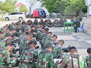 Tingkatkan Profesionalisme Prajurit, Kodim 0102/Pidie Gelar Latihan Perorangan Dasar (Latorsar)