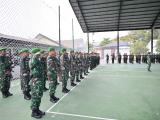 Kodim 0102/Pidie Gelar Upacara Bendera Bulanan, Dandim Bacakan Amanat Pangdam IM