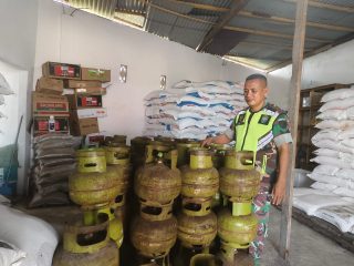 Babinsa Minta Pangkalan Jual Gas Lpg 3 Kg Subsidi Sesuai Harga HET 