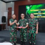 Hasil Penggalangan, Dandim 0105 Abar Serahkan 1 Pucuk Senjata Kepada Pangdam IM Saat Kunjungan Kerja