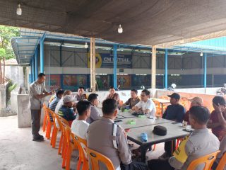 Kapolsek Darul Makmur Gelar Ngopi Bareng Bersama Wartawan