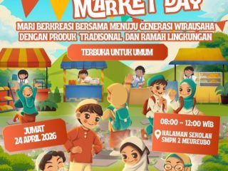 SMPN 2 Meureubo Gelar Uroe Meuramin Market Day 