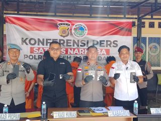 Satreskoba Abdya Berhasil Ciduk Lima Tersangka Kasus Sabu -Sabu