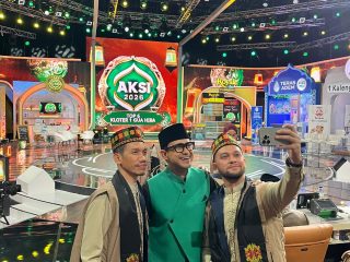 Bersama Wakil, Bupati Aceh Barat Hadir Langsung ke Studio AKSI Indosiar, Dukung Tgk Habibi Pada Ajang Top 6  