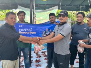 LMI Salurkan 44 Domba dan 1 Kambing Dari Masyarkat Melalui Dayah Mini Ar-Rafif