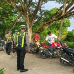 Polisi di Aceh Barat Tertibkan Kendaraan Berknalpot Brong di Kaway XVI
