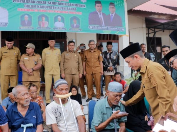 Pemerintah Aceh Barat Salurkan Senif Fakir Miskin Sebanyak Rp 6,4 Milyar