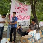 Massa Aksi ARA Jilid II Masih Duduki Kantor Gubernur Aceh , Masyarakat Berbondong-bondong Kasih Donasi