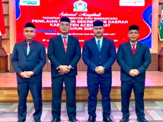Empat Kandidat Ditunjuk Ikut Tahapan Seleksi Calon Sekda Aceh Barat 
