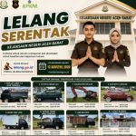 Kejaksaan Aceh Barat, Lelang 6 Unit Mobil, 1 Excavator dan 1 Unit Rumah di Lelang Serentak 