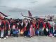Tiba di Aceh Barat, Kontingen Pramuka Di sambut Suasana Haru Keluarga