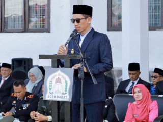 Bupati Aceh Barat Pimpin Upacara Peringatan Hardiknas 2026