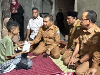 Berkat Bupati Safaruddin, Anak Yatim Yang Menderita Jantung Mendapat Perhatian