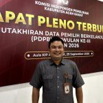 KIP Gelar Rapat Pleno PDPB Triwulan III, Ada 152.782 Pemilih di Aceh Barat
